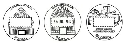 matasellos turísticos huesca