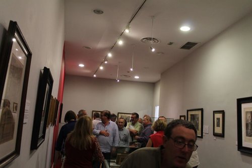 Exposición de grabados y grabación