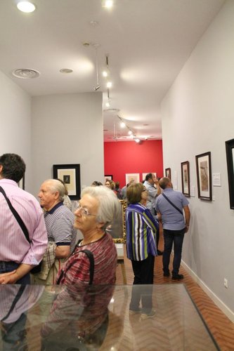Exposición de grabados y grabación