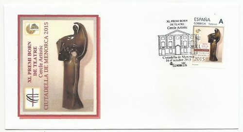Matasellos &quot;XL Premio Borne teatro&quot;