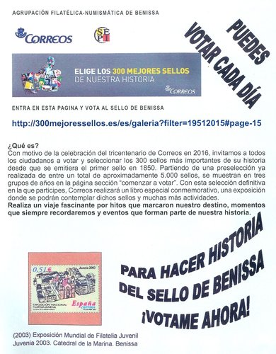 Benissa. 2015-10-16 al 31. Benissa 2015. I Exposición Territorial Fasfilcova. Boletín. Página 31. Baja.jpg