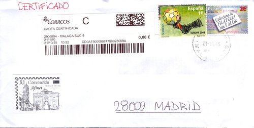 Etiqueta térmica digital. 2909894 - Malaga Suc 4. 211880. Carta certificada. 0,00. 2015-10-21. 10.52. Sobre. Baja.jpg