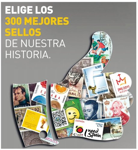 2015-10-27. NP Elige los 300 mejores sellos de la Historia de Correos. Imagen. Baja.jpg
