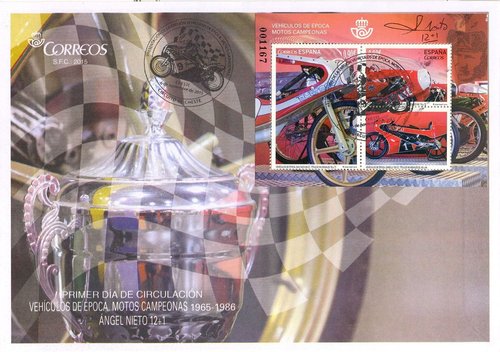 2015-11-06. Vehículos de época. Motos Campeonas. Presentación. 2015-11-06. Sobre matasellado. Baja.jpg