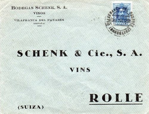 Carta 1929 de Vilafranca del panades