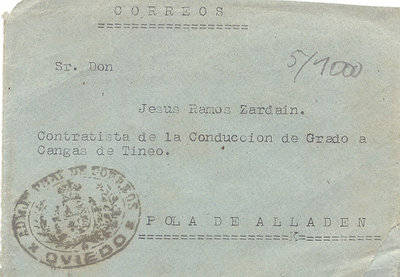 Con marca propia del correo.