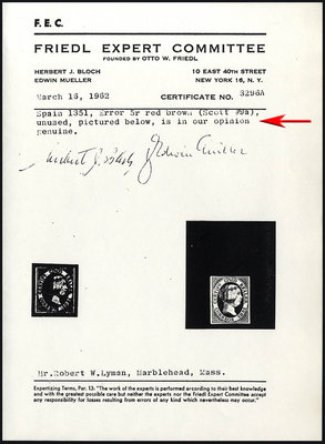 Friedl Expert Committee USA 1962
