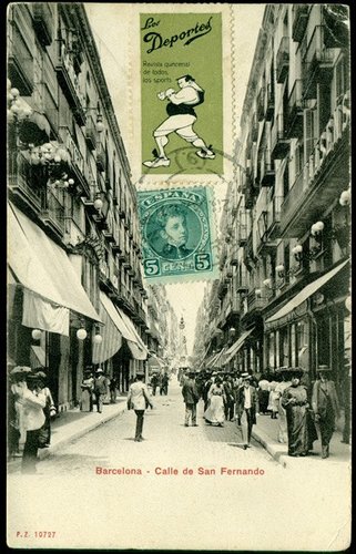 Postal circulada 1903