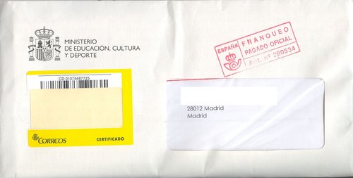 Franqueo Pagado Oficial. 280534. 2015-11-17. Sobre. Anverso. Baja.jpg