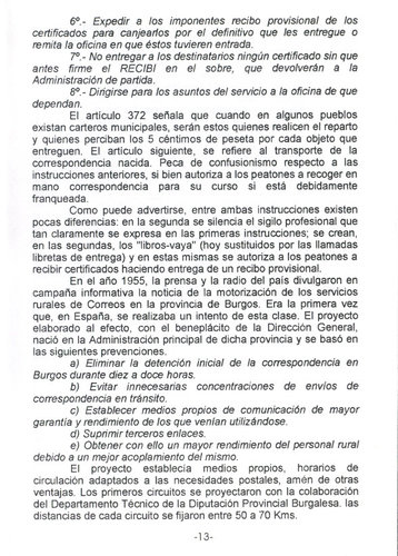 La Gaceta Filatélica del Centro. Número 27. Febrero 1995. Página 13. Notas sobre los carteros de enlace. 4.jpg