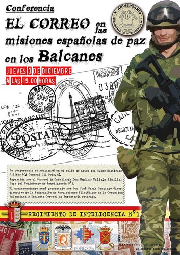 Valencia. 2015-12-03. Conferencia sobre el correo en las misiones españolas de paz en los Balcanes. Cartel. Baja.jpg