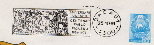 Temas E Picasso Rumania 1981.jpg