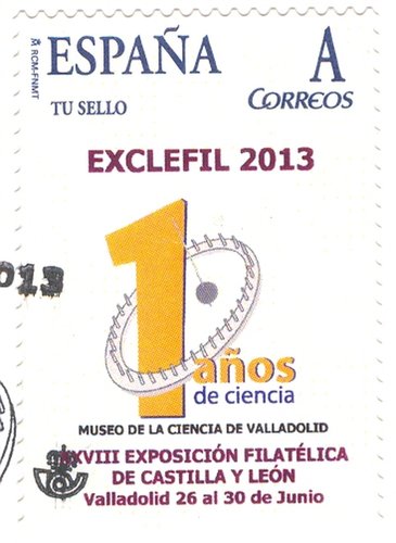 Sello personalizado. Valladolid. 2013-06-26. Exclefil 2013. Baja.jpg