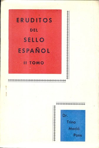 Eruditos del Sello Espanol. II Tomo. Baja.jpg