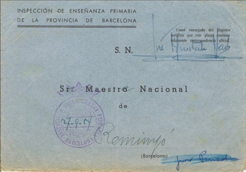 Franquicia Inspección Enseñanza primaria BARCELONA