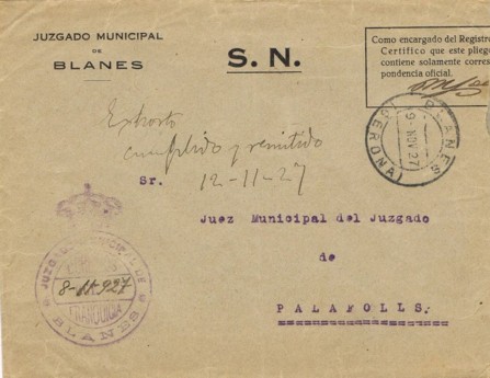 BLANES juzgado. constitucional 1927