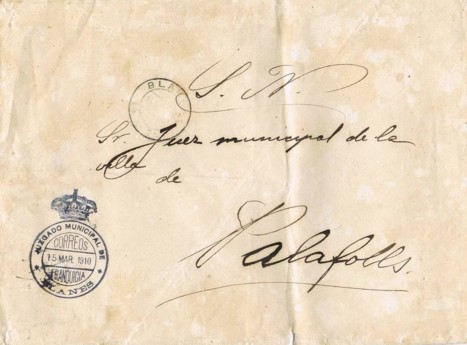 BLANES, juzgado  constitucional 1910