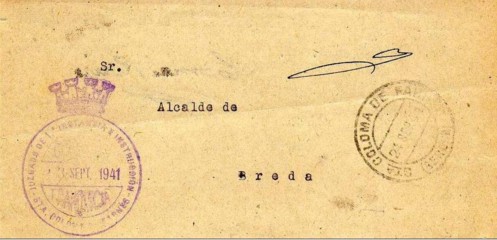 SANTA COLOMA de FARNES (Gerona) 1941