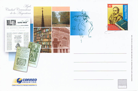 2007 ARGENTINA  ENTERO POSTAL - CERVANTES.JPG