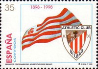 ATHLETIC CLUB. 1898-1998. Emisión: 1998.