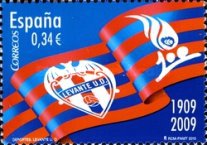 LEVANTE UNIÓN DEPORTIVA. 1909-2009. Emisión: 2010.