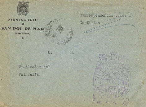 SAN POL de MAR (barcelona) 1944