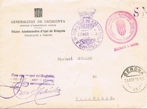 GERONA, Generalitat de Catalunya 1938