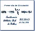 ATHLETIC CLUB. Matasello de 1º Día en Bilbao. 2 de Febrero de 1998.