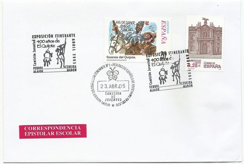 Carta sin circular matasellos itinerante
