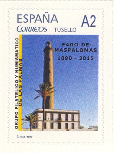 Sello personalizado. Las Palmas de Gran Canaria. 2016. Faro de Maspalomas.jpg