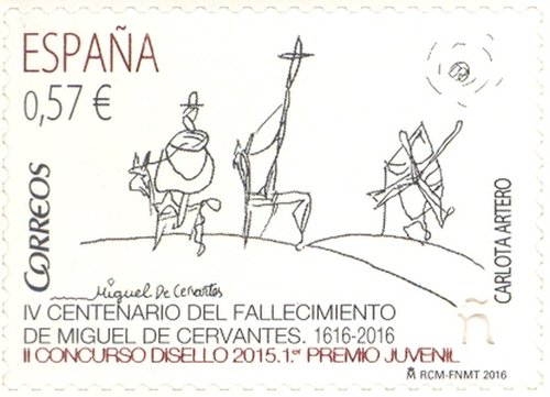 2016-01-29. Disello. Universo Cervantes. Sello categoría juvenil. Baja.jpg