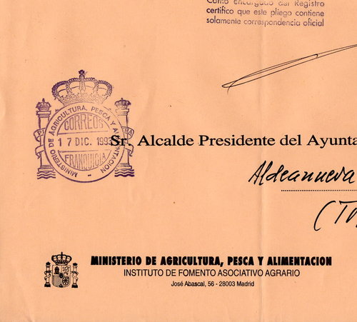 FRAN MIN MADRID Agricultura Ganaderia 1993.jpg