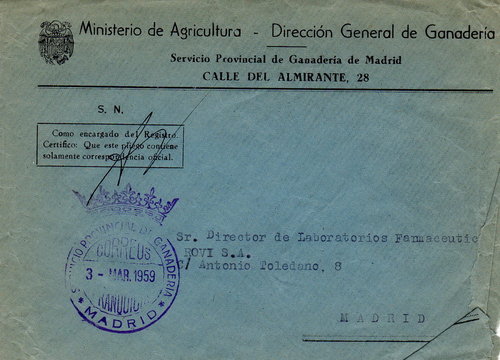 FRAN AGR Madrid Servicio Provincial de Ganaderia 1959 .jpg