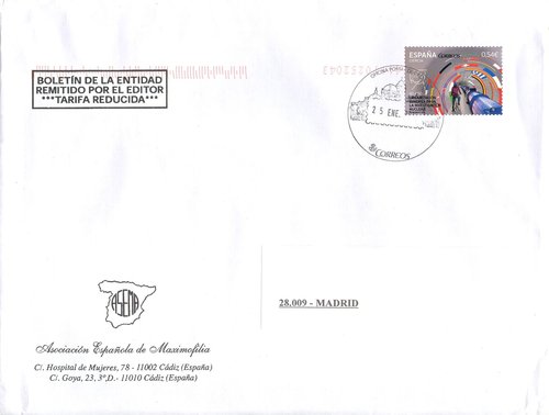 Matasellos turístico. Cádiz. Oficina postal. 2016-01-25. Sobre. Baja.jpg
