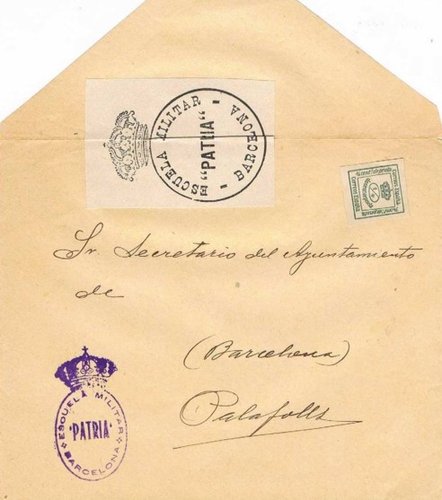 BARCELONA, Escuela Militar Patria... se supone 1940 ?