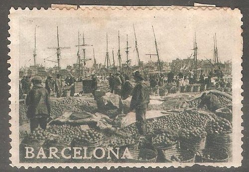BARCELONA, Mercado de frutas (Borne) ???? de esta tengo duda si pertenece a estas series
