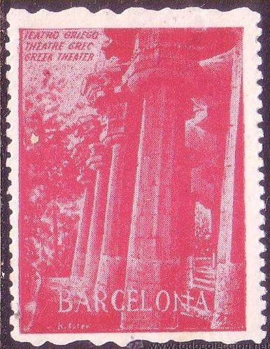 BARCELONA. teatro Griego Parc Guell, serie A