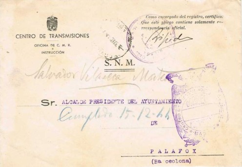 MADRID, Centro de Transmisiones C.M.R. e Instruccion 1944