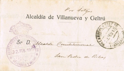 VILLANUEVA y GELTRU (Barcelona), Ayuntamiento Constitucional 1917