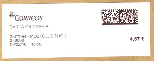 Etiqueta térmica digital. 2877994 - Mostoles Suc 2. 286893. Carta ordinaria. 4,67. 3,6x9,9. 2016-02-09. 16.50.jpg