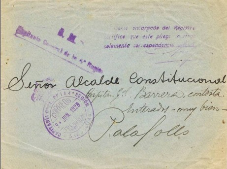 BARCELONA, Capitania Gral 4º region 1928