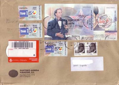 Y el sobre no es mio, es un regalo del compañero Glera