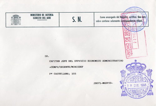 FRAN MIL EJERCITO DEL AIRE AGRUPACION C GENERAL SECRETARIA 1993 R.jpg