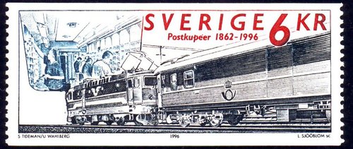 SUECIA Sellos Trenes ültimo ambulante postal 1996.jpg
