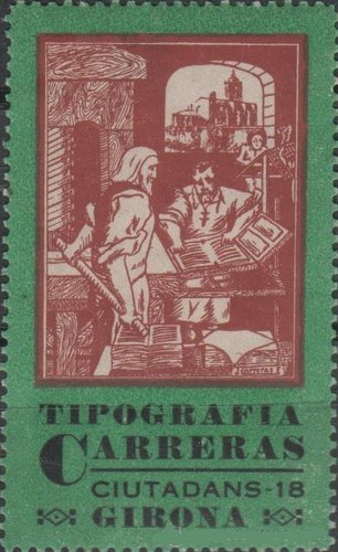GERONA, tipografia Carrreras