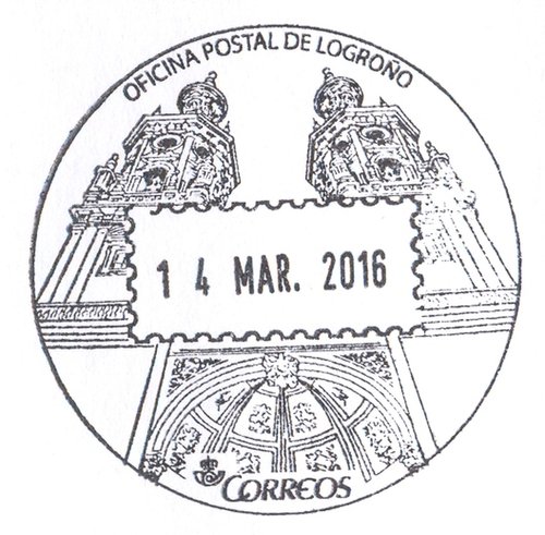 Matasellos turistico. Logrono. Oficina postal. 2016-03-14. Baja.jpg