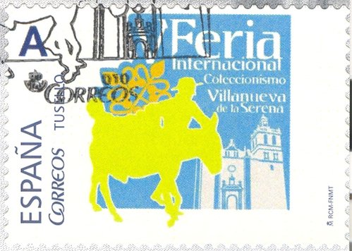 Sello personalizado. Villanueva de la Serena. 2016-03. V Feria Internacional de Coleccionismo. Baja.jpg