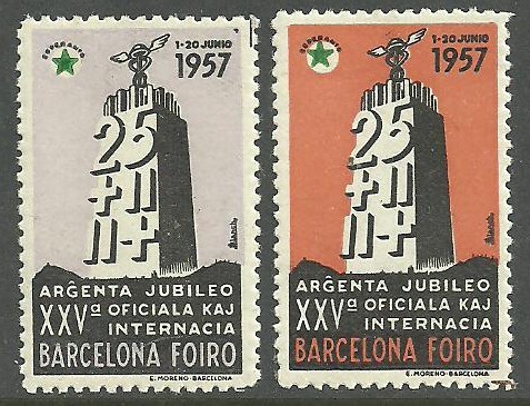 BARCELONA , esperanto 1957