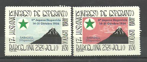 SABADELL esperanto 1956