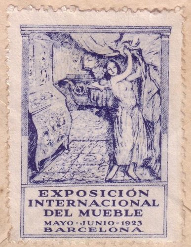BARCELONA, expo mueble 1923